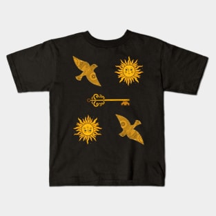 Golden key to Enlightenment Kids T-Shirt